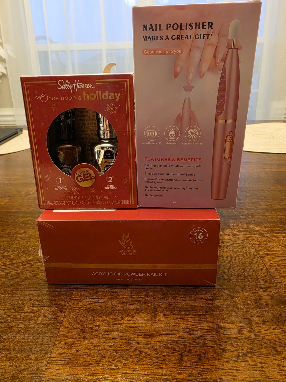 New Luxury 3-Piece Professional Nail Salon Bundle - Electric Nail Drill, Dip Pow